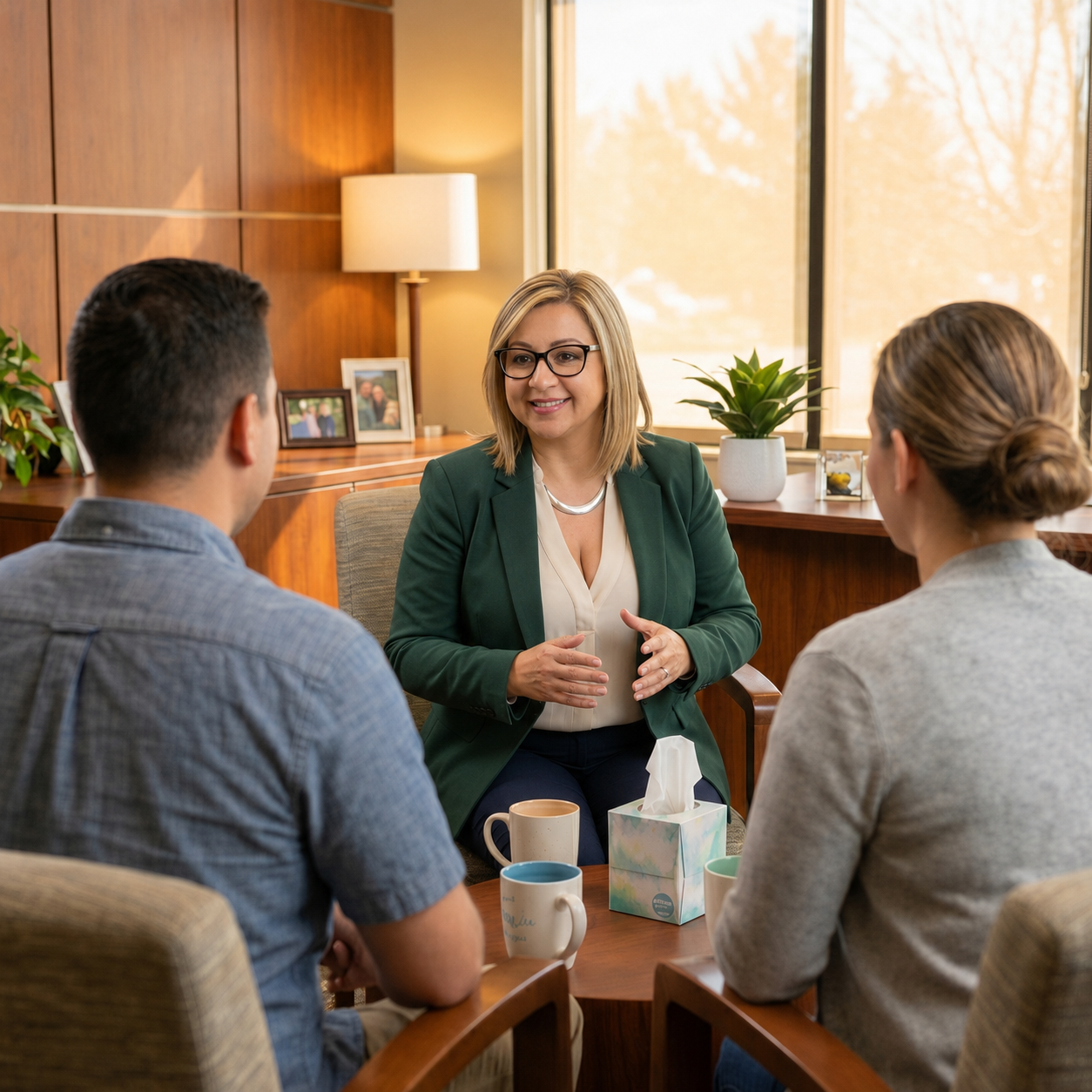 Kristina Gray in a couples coaching session